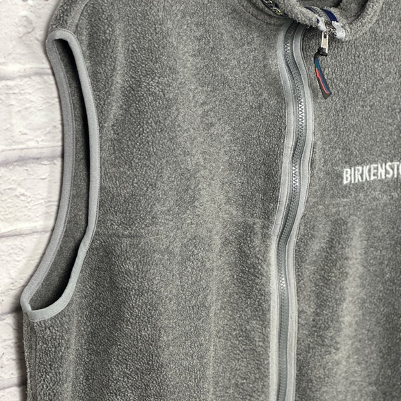 Birkenstock Polartec Fleece Vest – Gray, Full Zip, Outdoor Casual XXL - Picture 8 of 8